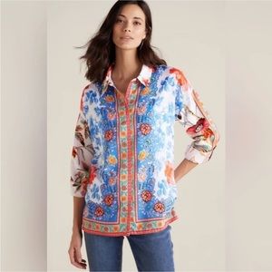 Soft Surroundings ‘Samara’ Blouse, size XS